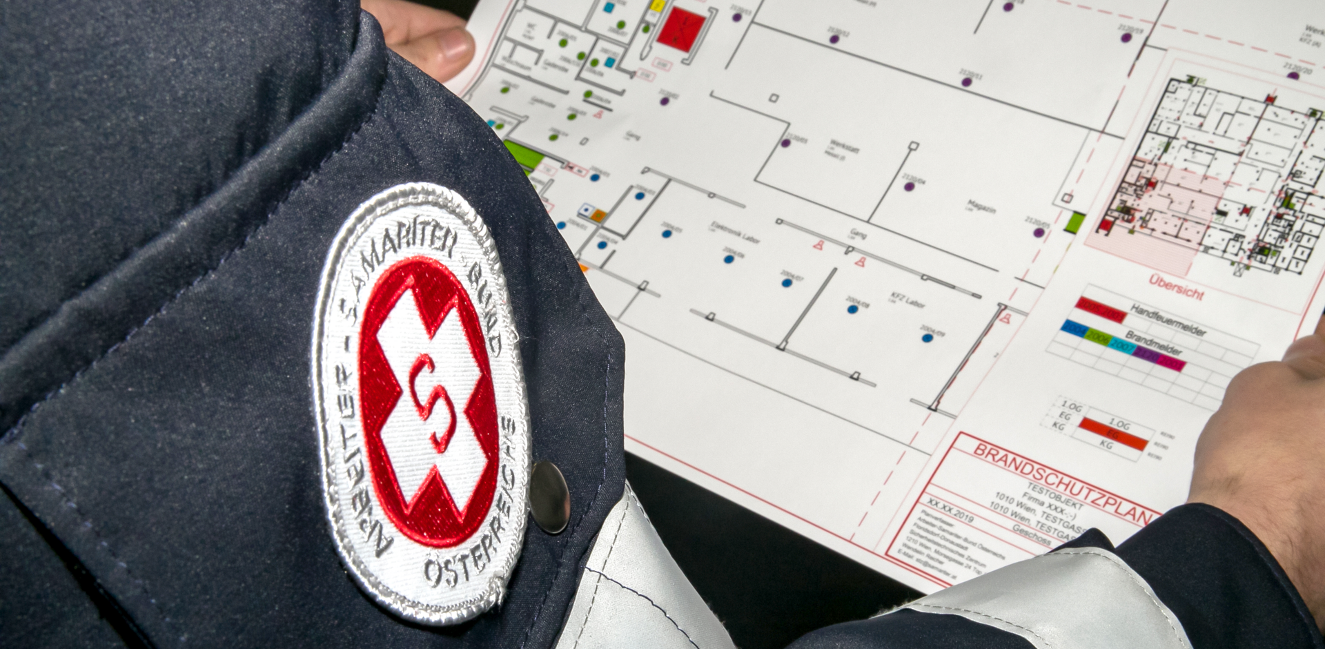 Evakuierungshelfer:innen beim Samariterbund Floridsdorf-Donaustadt