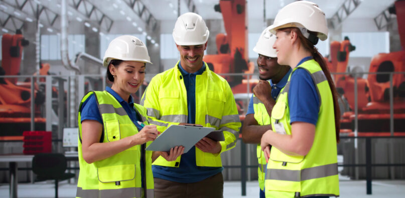 Sicherheitsfachkräfte im Austausch