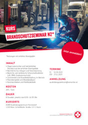 Flyer Brandschutzseminar N2