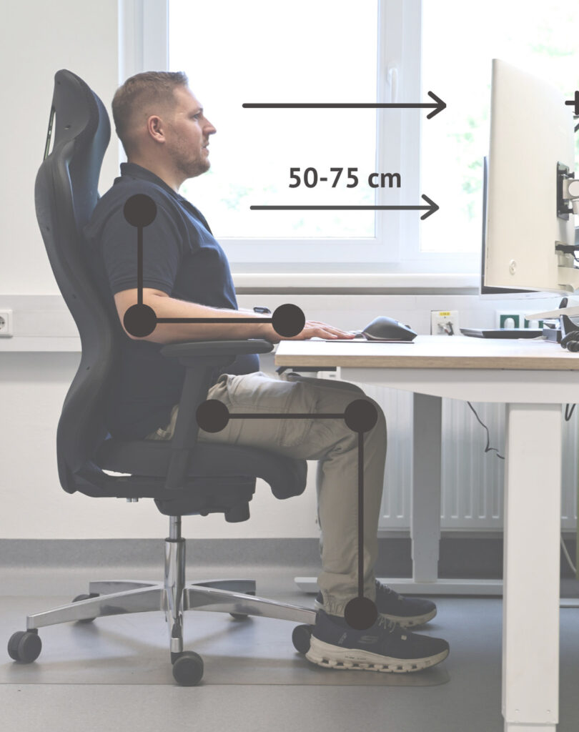Ergonomischer Arbeitsplatz